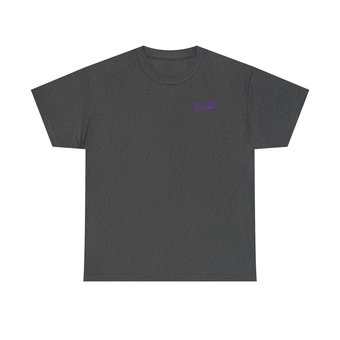 Motivational Unisex Heavy Cotton Tee - "Struggle but Never Quit"