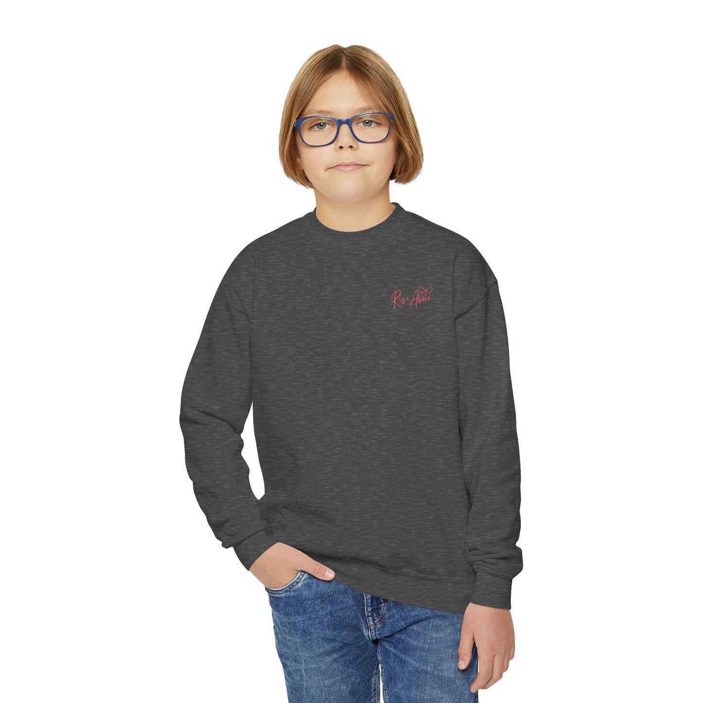 Chasing Dreams Youth Crewneck Sweatshirt - Catching Sunshine Design