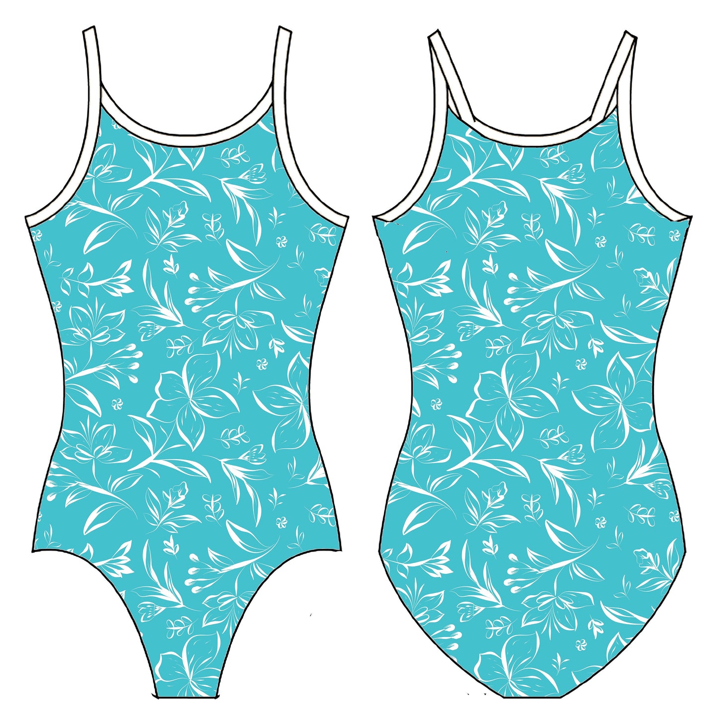 DELICATE DETAILS GYMNASTICS LEOTARD
