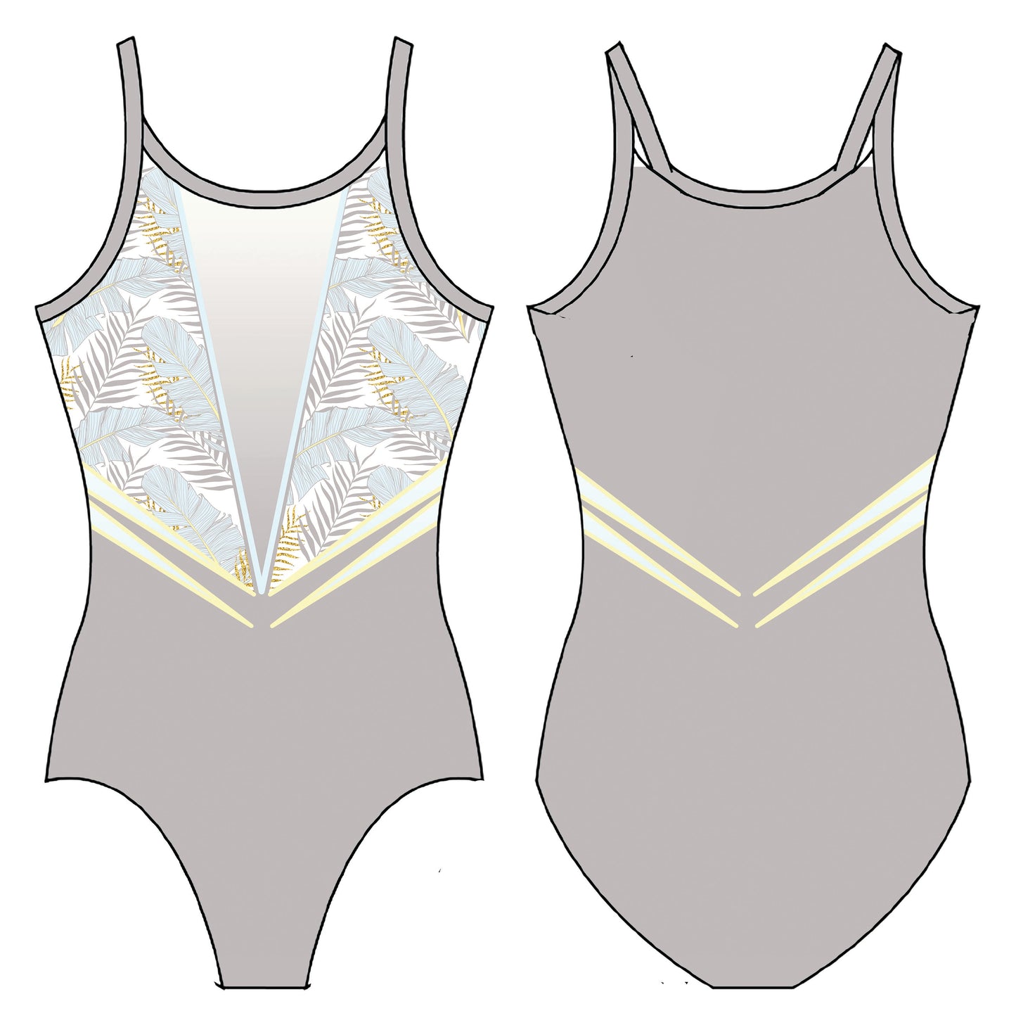 SILVER PALMS GYMNASTICS LEOTARD