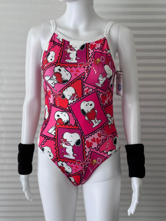 SNOOPY LOVE GYMNASTICS LEOTARD