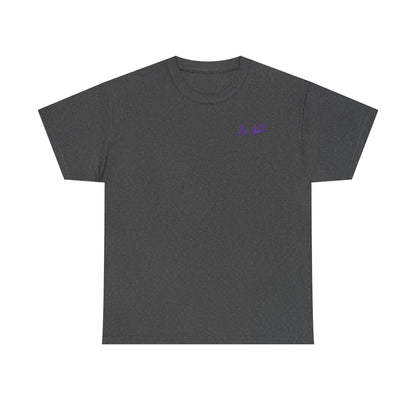 Motivational Unisex Heavy Cotton Tee - "Struggle but Never Quit"