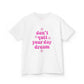 Inspirational Kids Tee - 'Don't Quit Your Day Dream' - Motivational Cotton Shirt for Young Dreamers