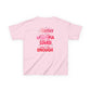 Inspirational Kids Tee - 'Worthy, Beautiful, Loved, Enough' | Heavy Cotton™