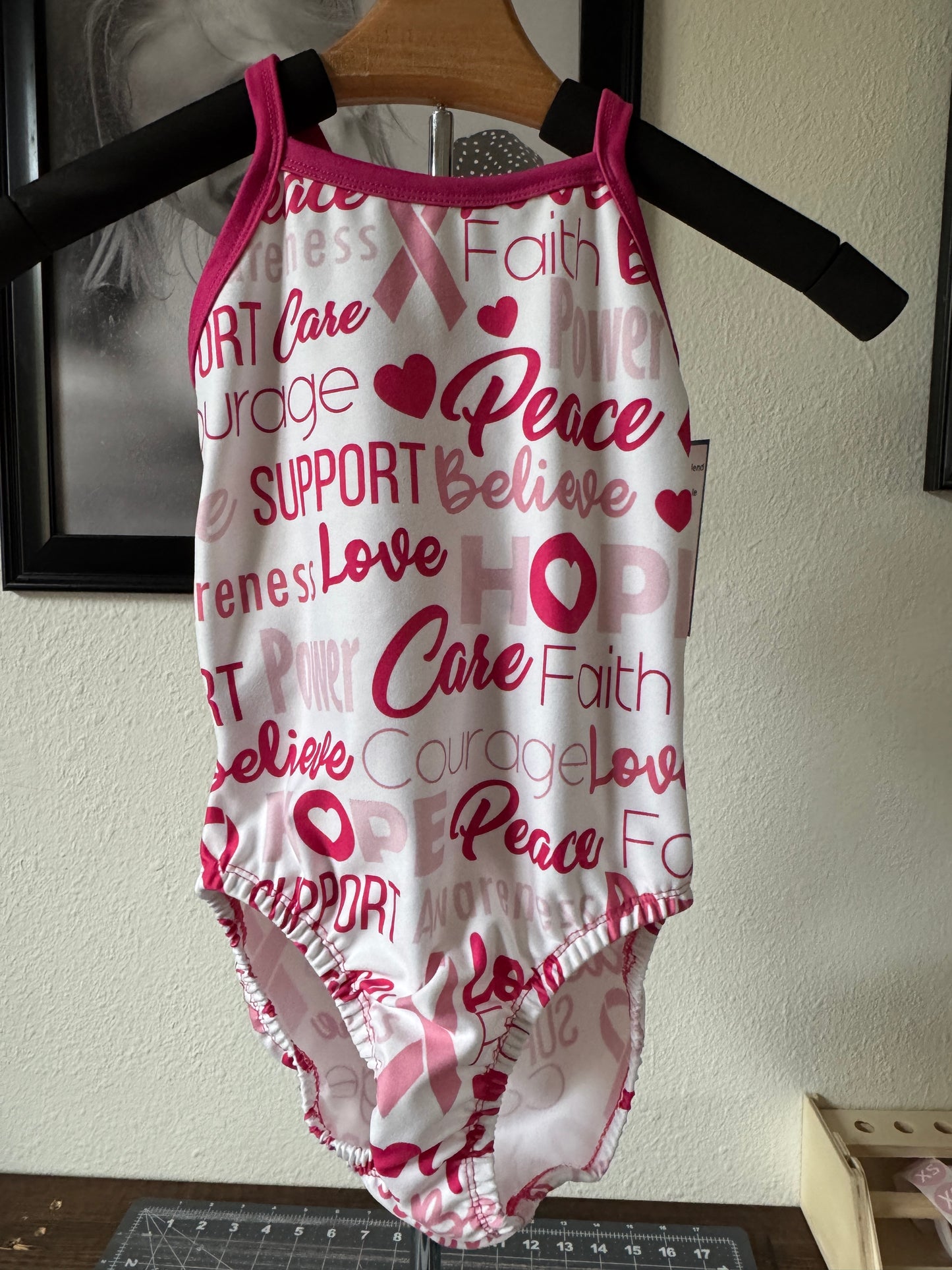 FIND A CURE GYMNASTICS LEOTARD