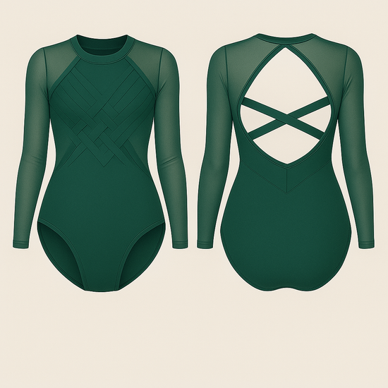 EMERALD APEX GYMNASTICS COMPETITION LEOTARD
