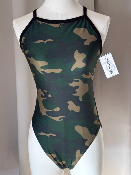 CAMO GYMNASTICS LEOTARD