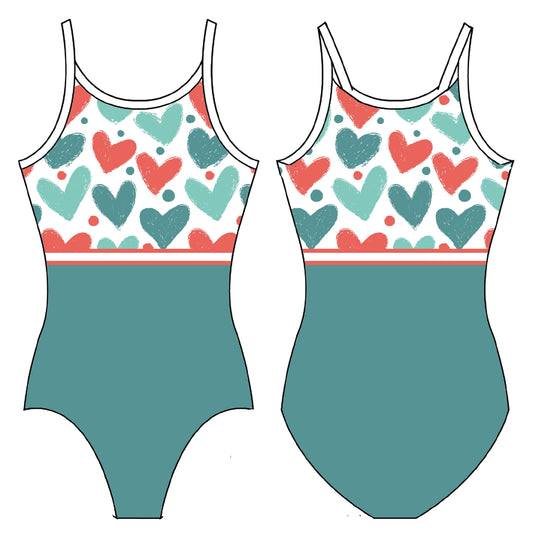 HEARTS BY ADDY GYMNASTICS LEOTARD