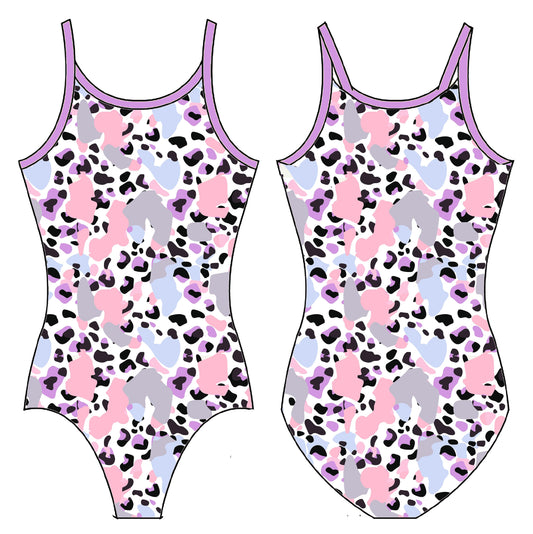 ABSTRACT GYMNASTICS LEOTARD