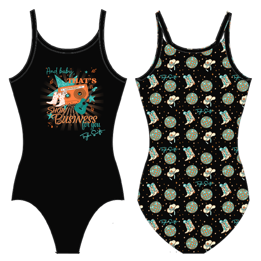 AND THAT'S SHOW BIZ GYMNASTICS LEOTARD