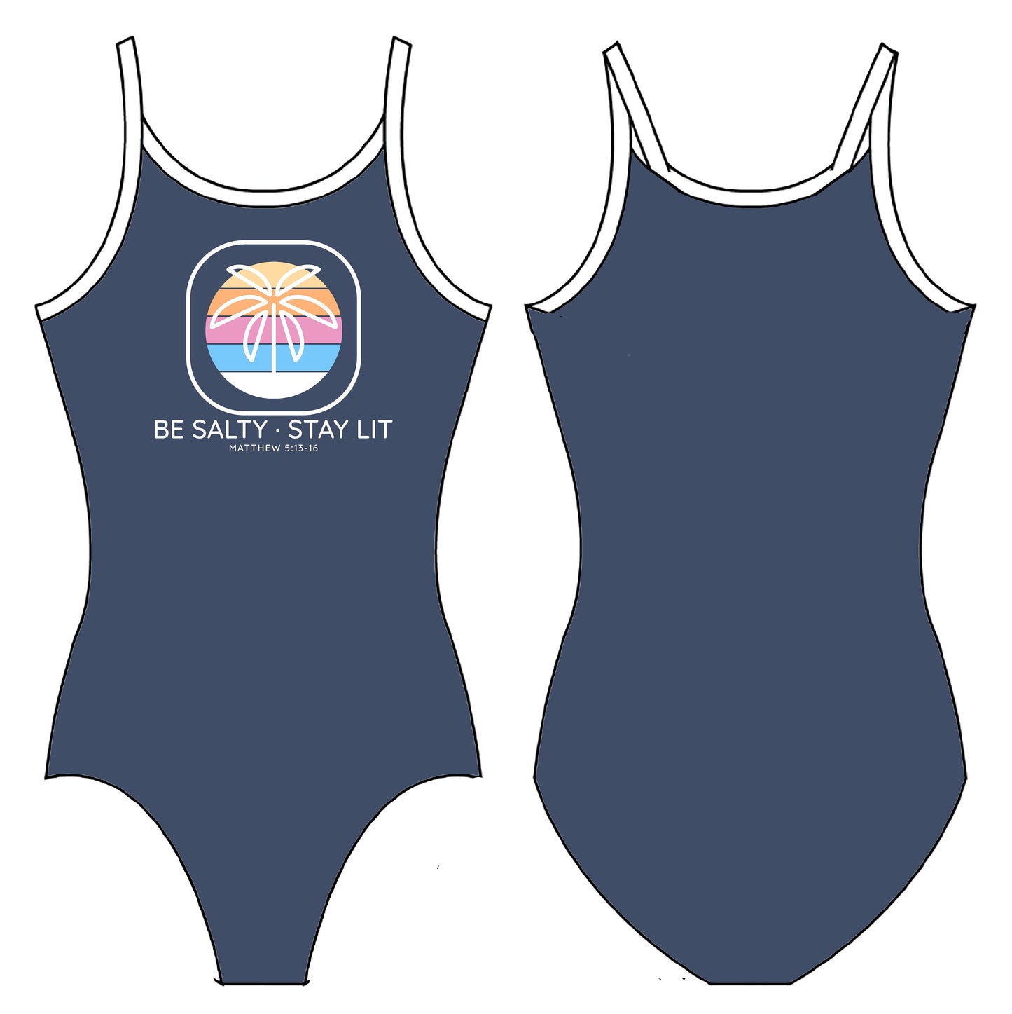 BE SALTY GYMNASTICS LEOTARD