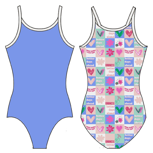BETTER DAYS AHEAD GYMNASTICS LEOTARD