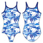 BLUE ISLAND GYMNASTICS LEOTARD
