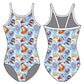 BLUE PUP CHRISTMAS GYMNASTICS LEOTARD