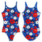 BOLD BLOOMS GYMNASTICS LEOTARD