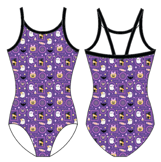 HALLOWEEN PARTY GYMNASTICS LEOTARD