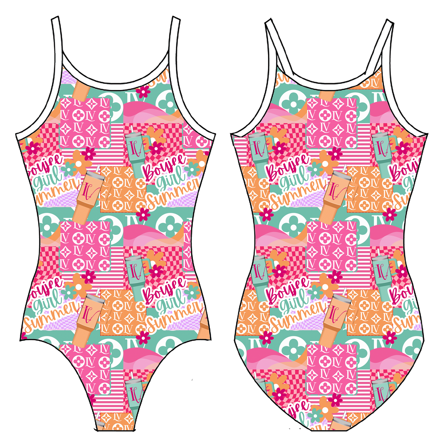 BOUJEE GIRL SUMMER GYMNASTICS LEOTARD