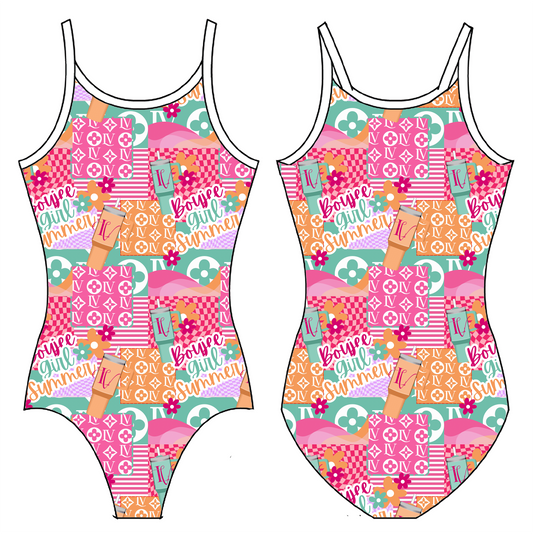 BOUJEE GIRL SUMMER GYMNASTICS LEOTARD