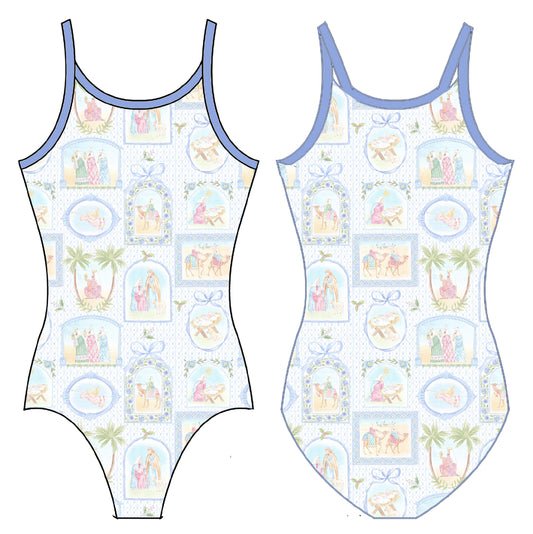 COASTAL NATIVITY GYMNASTICS LEOTARD