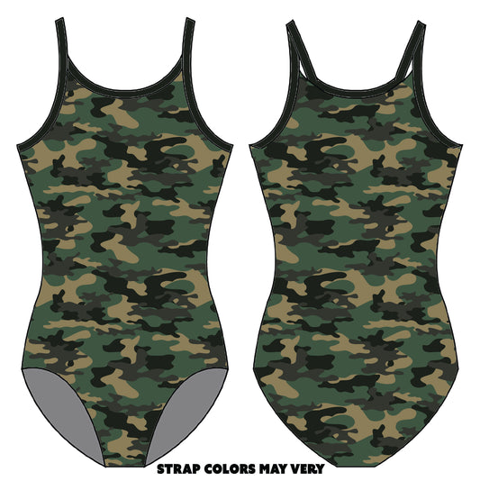 CAMO GYMNASTICS LEOTARD