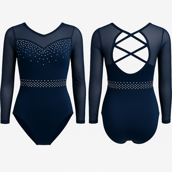 BLUE DOMINION GYMNASTICS COMPETITION LEOTARD