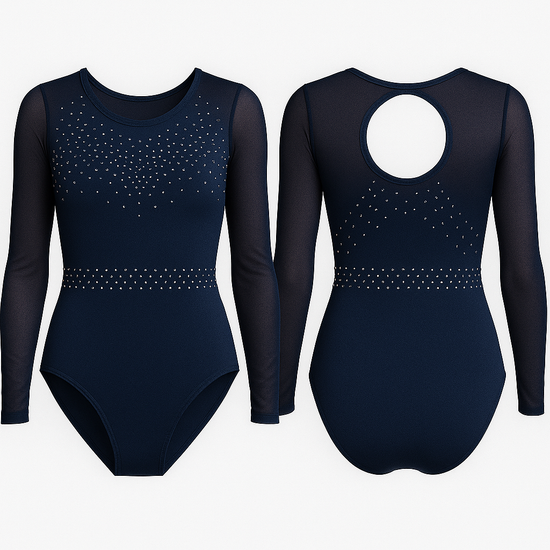 MIDNIGHT POISE GYMNASTICS COMPETITION LEOTARD