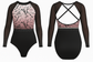 MIDNIGHT MARBLE GYMNASTICS COMPETITION LEOTARD