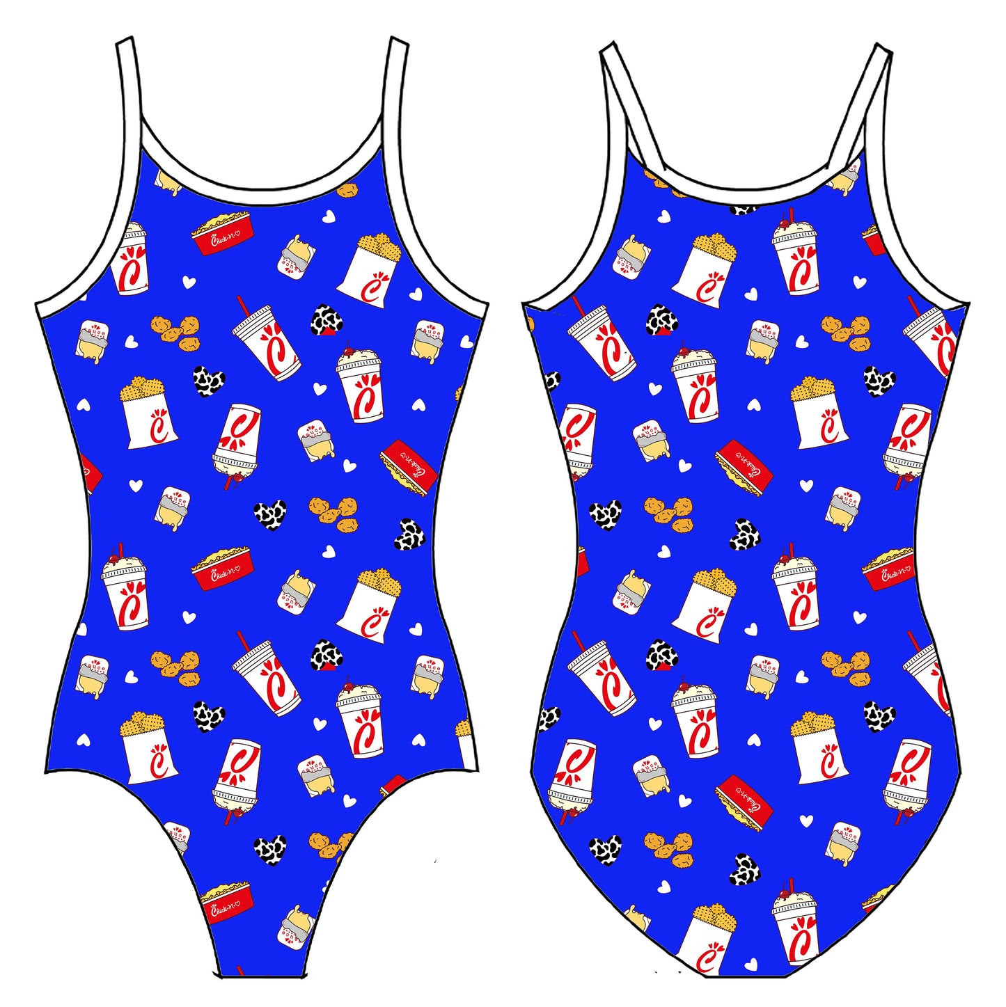 CHICK-A GYMNASTICS LEOTARD
