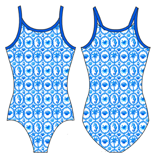 COASTAL GRANNIE  GYMNASTICS LEOTARD