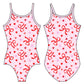COQUETTE HEARTS GYMNASTICS LEOTARD