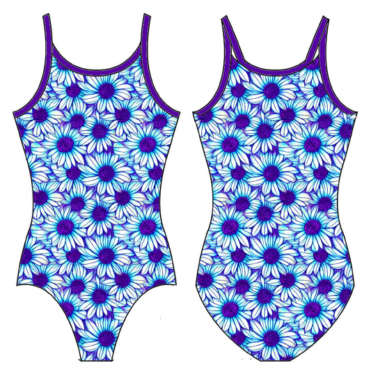 DRAMATIC DAISIES GYMNASTICS LEOTARD