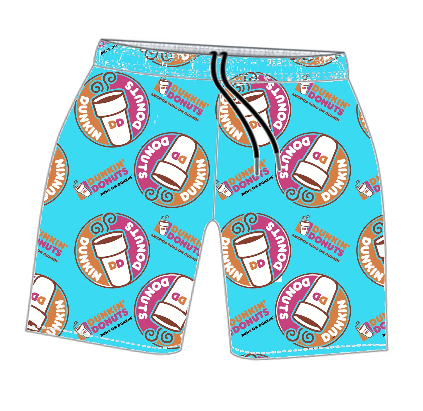 DUNKIN MENS TRAINING SHORTS