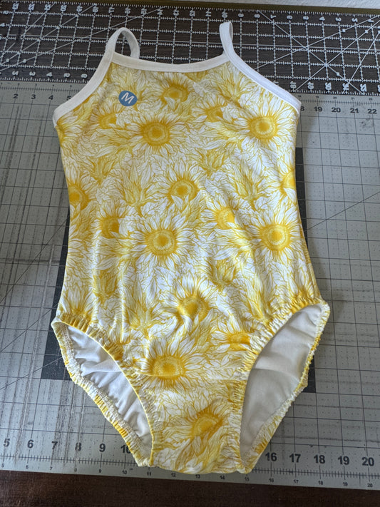 SUNFLOWERS GYMNASTICS LEOTARD