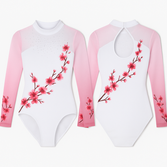 CHERRY BLOSSOM GYMNASTICS COMPETITION LEOTARD