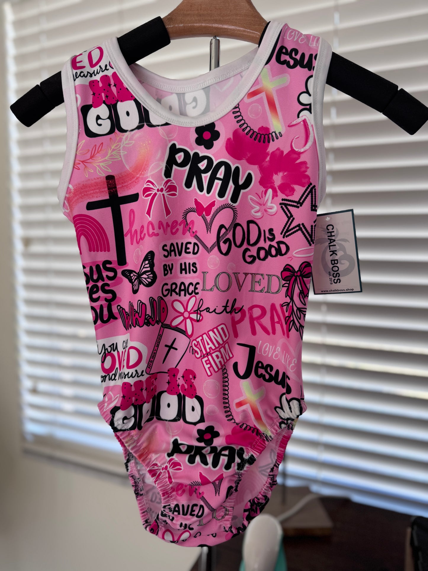JESUS LOVES YOU GYMNASTICS LEOTARD