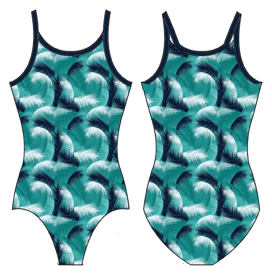 FEATHERS GYMNASTICS LEOTARD