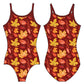 FALL LEAVES GYMNASTICS LEOTARD