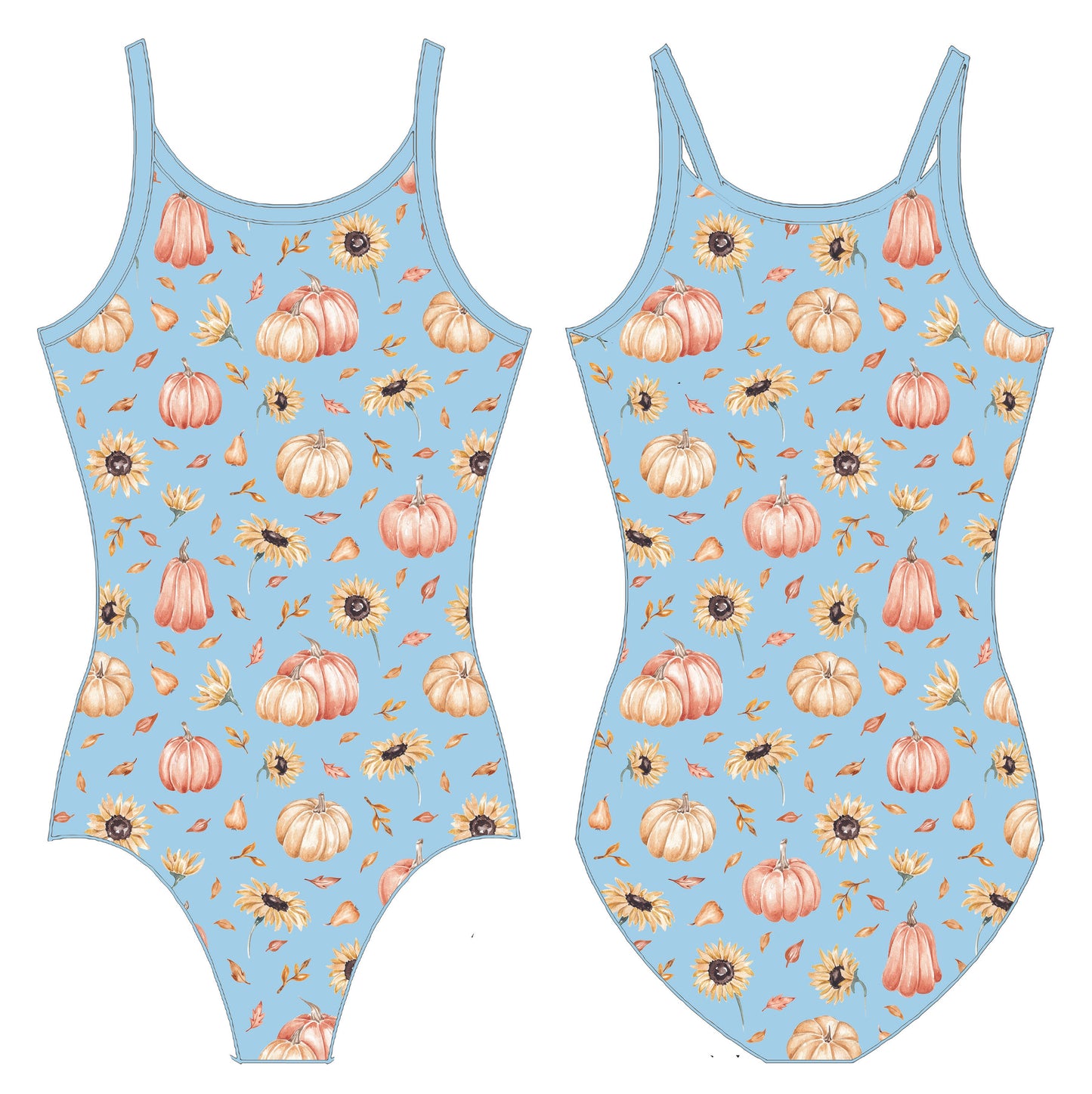 FALL FESTIVAL GYMNASTICS LEOTARD
