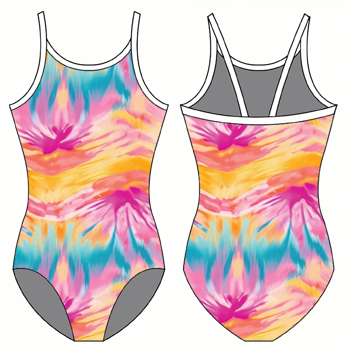 FLORIDA SUNSETS GYMNASTICS LEOTARD