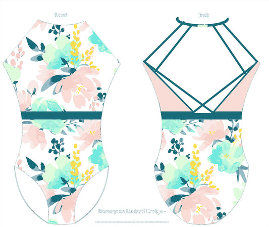 FORGET ME NOT GYMNASTICS LEOTARD