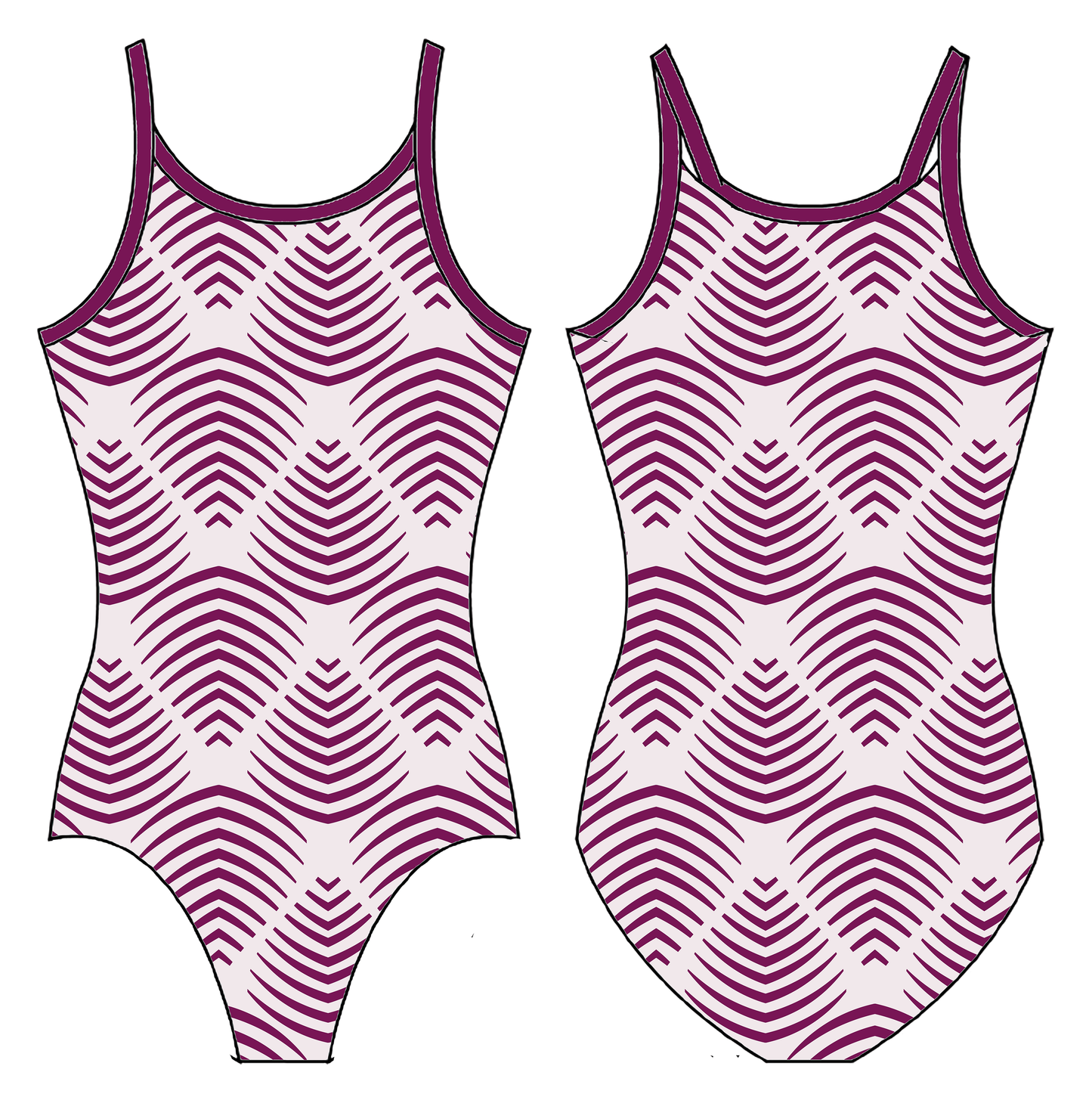 GEO GYMNASTICS LEOTARD