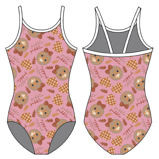 GOBBLE GOBBLE GYMNASTICS LEOTARD