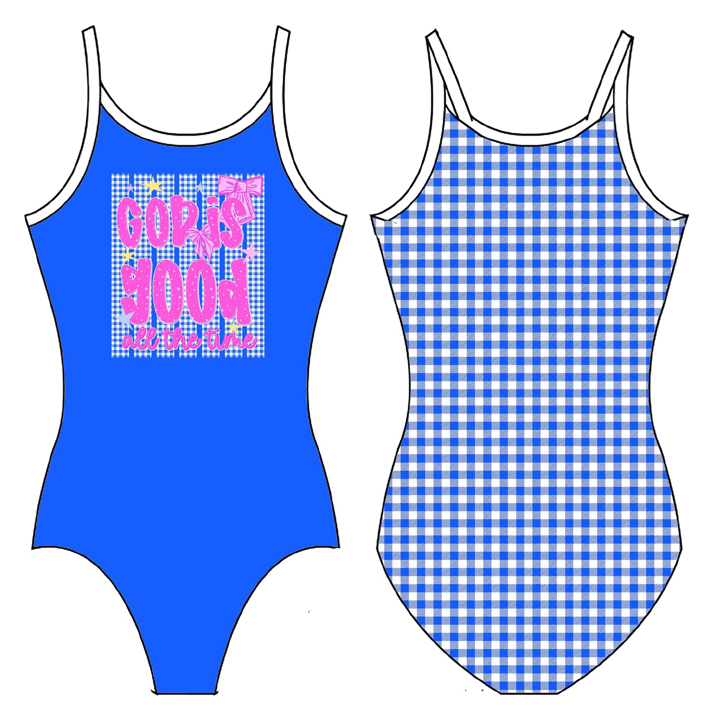 GOD IS GOOD GYMNASTICS LEOTARD
