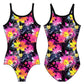 GRUNGEY FLORAL GYMNASTICS LEOTARD