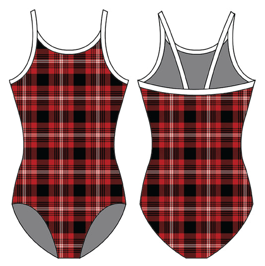 HOLIDAY PJs GYMNASTICS LEOTARD