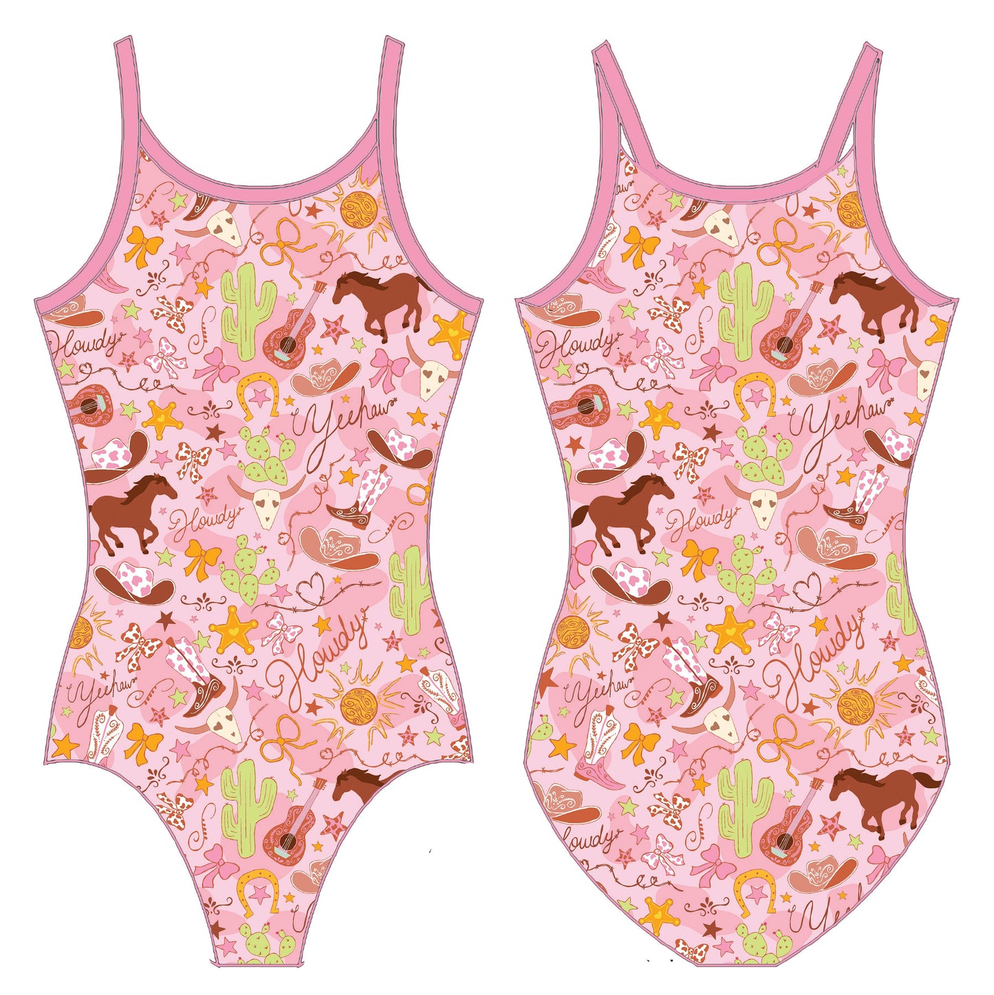 HOWDY GYMNASTICS LEOTARD