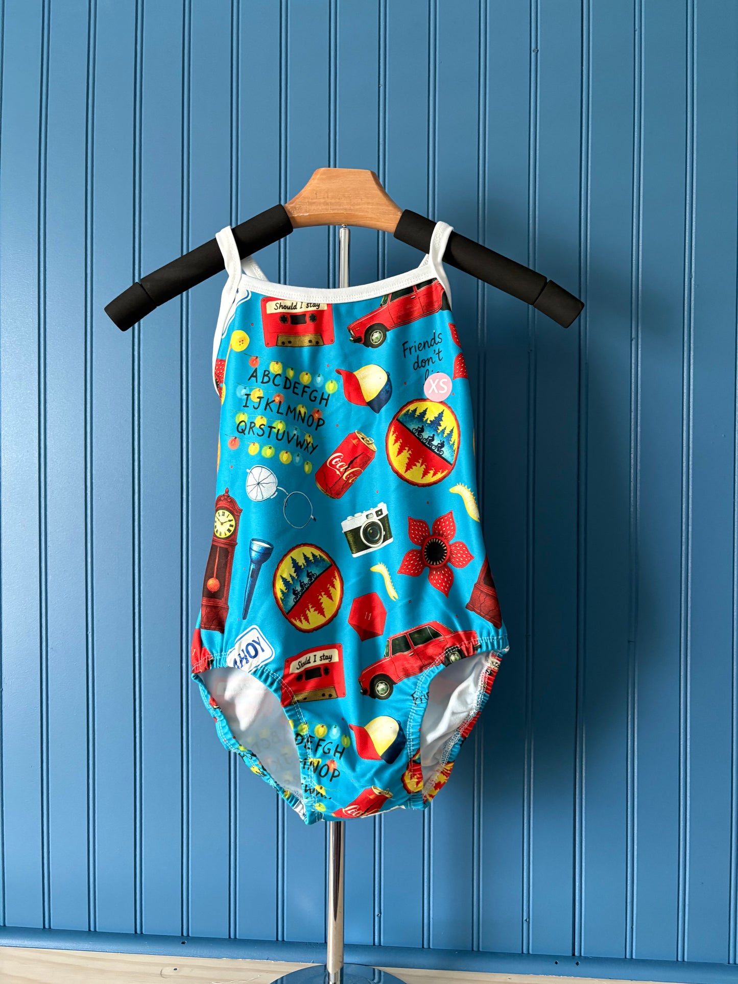 AXS Trend Setter Thin Strap Stranger Things Gymnastics leotard