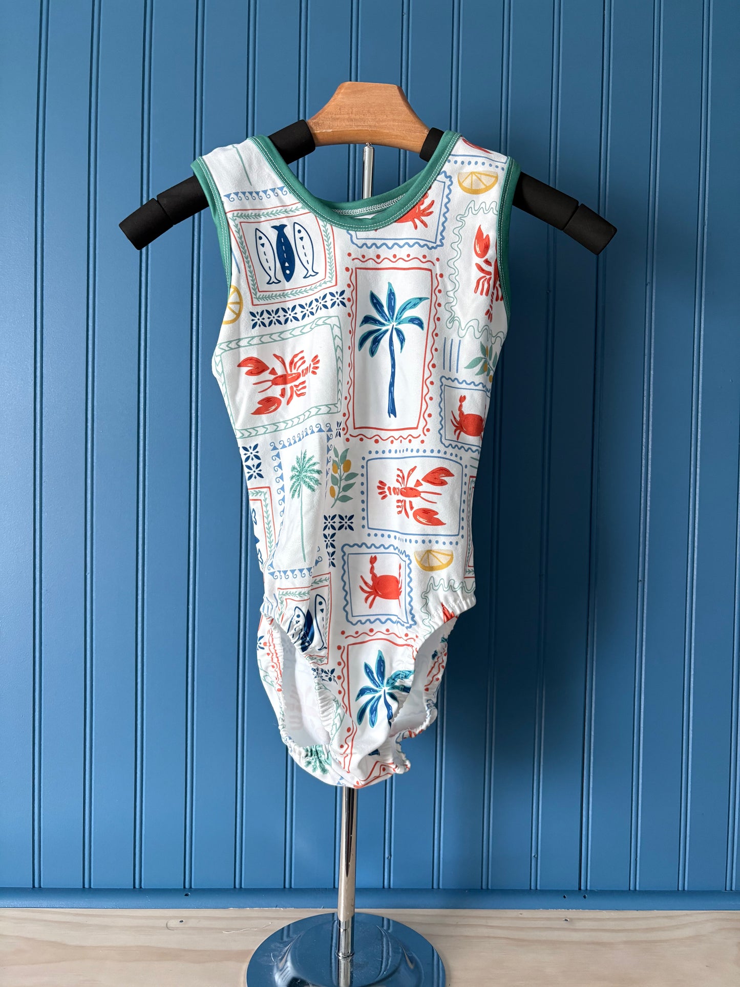 AXS Tank Island Time Gymnastics Leotard