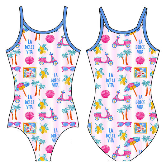 ITALIAN SUMMER GYMNASTICS LEOTARD