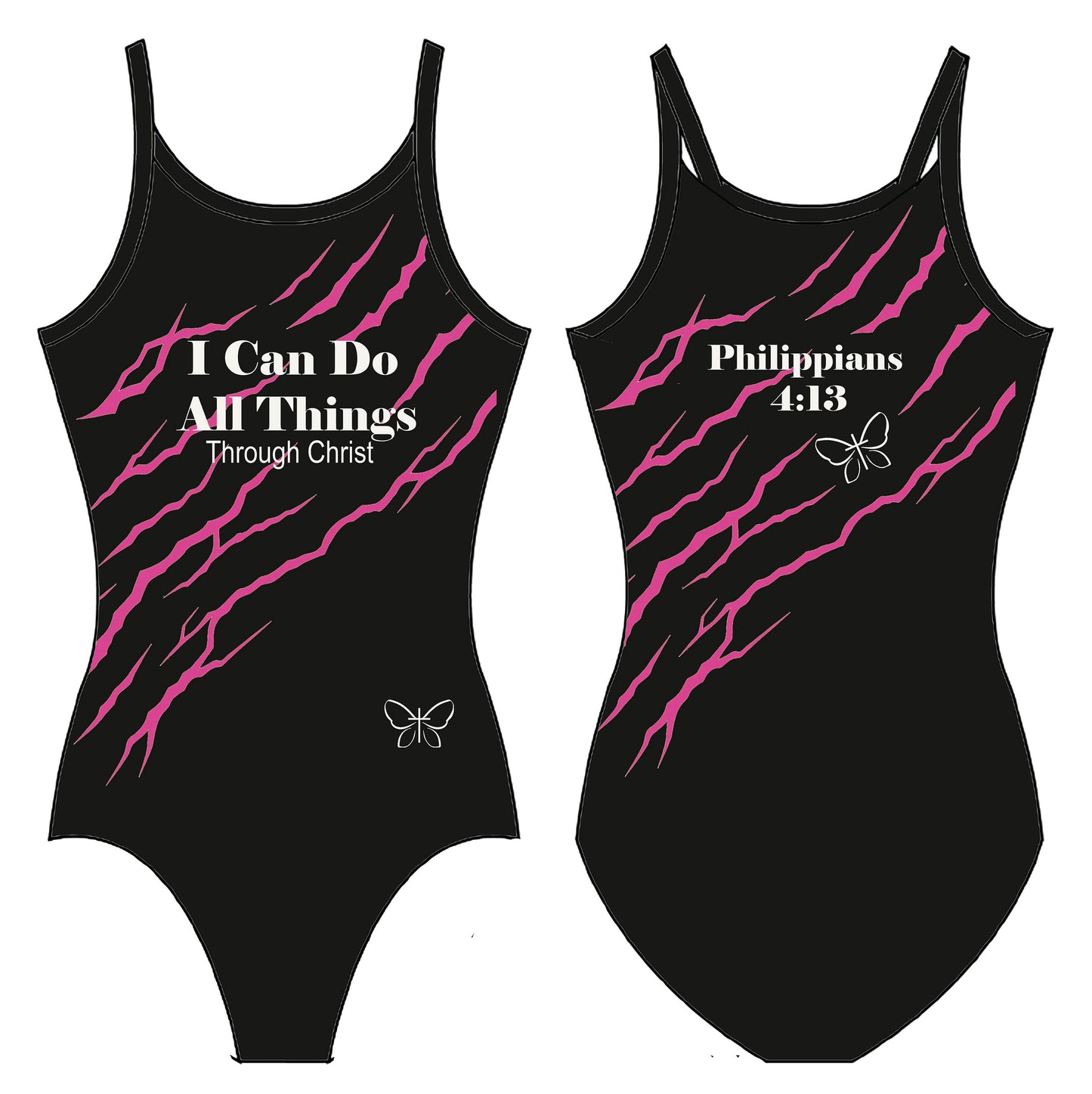 I Can Do All Things Through Christ    GYMNASTICS LEOTARD